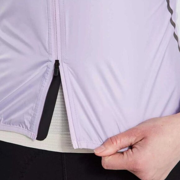 NWT Specialized SL Pro stretch mesh back wind shell L Large lavender UV lilac - Picture 2 of 7